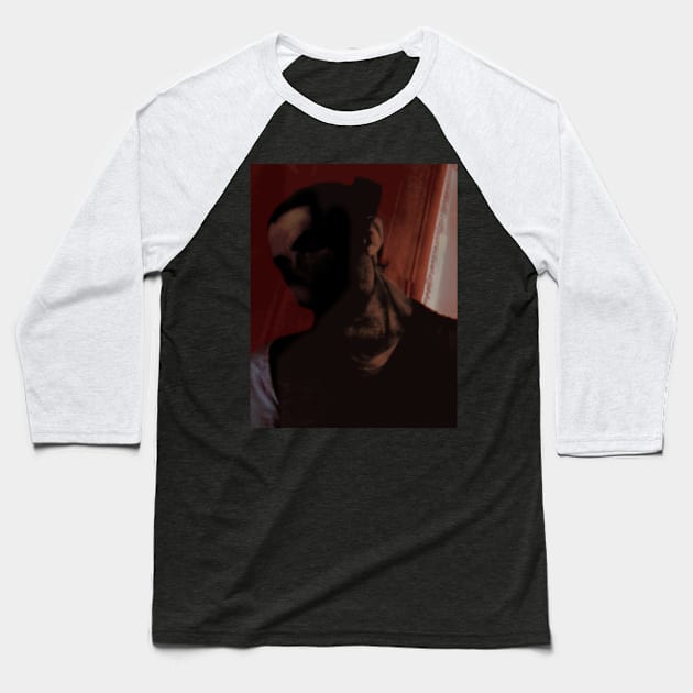 Special processing. Dark mystic king, death itself. Very strong guy, portrait. Head and neck. Orange and blue. Baseball T-Shirt by 234TeeUser234